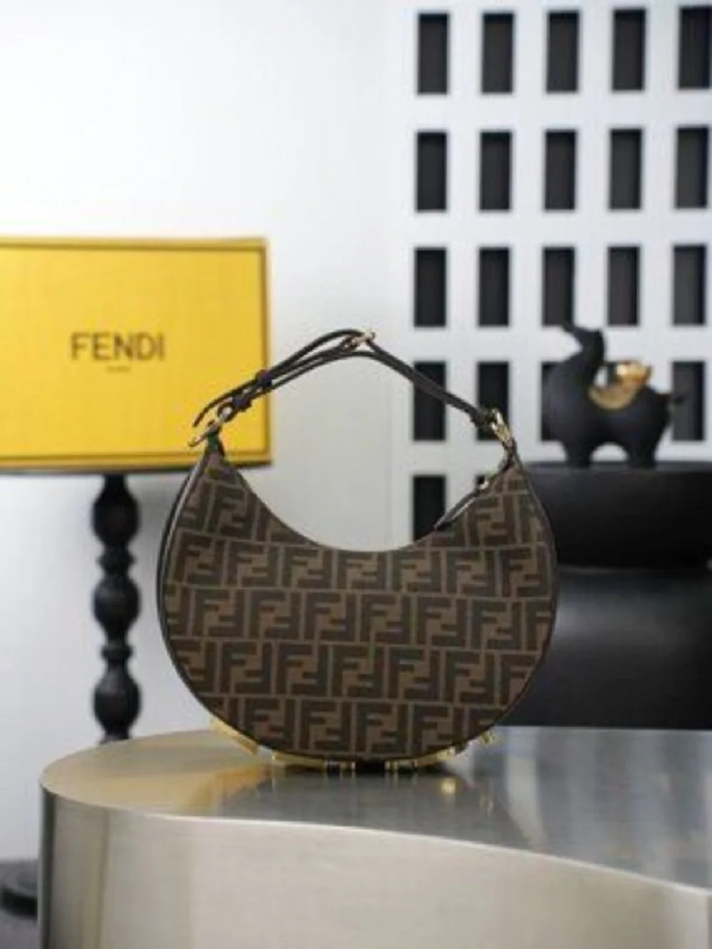 ✨✨Fendi Fendiography Jacquard FF Mini Bag Box Duster